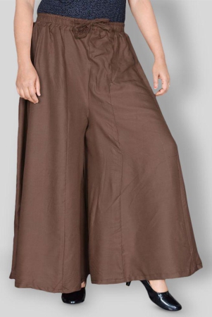 sttoffa-brown-rayon-flared-womens-palazzos-pack-of-1-50