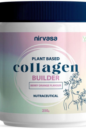 Nirvasa Plant Based Collagen builder Powder, for Anti-Ageing, Saggy Skin, enriched with Pro-Collagen Blend, Anti-ageing Blend and Collagen (1 X 250 g)