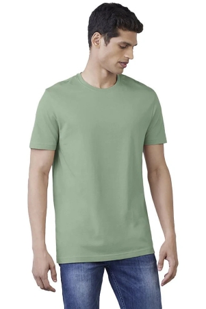 radprix-cotton-blend-regular-fit-solid-half-sleeves-mens-t-shirt-light-green-pack-of-1-none