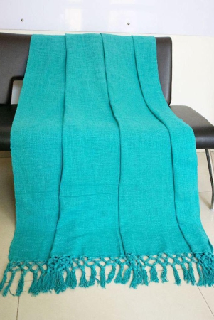 hugs-n-rugs-3-seater-cotton-throw-pack-of-1-sea-green