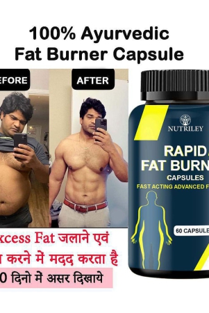 Nutriley Fat Burner Capsule Fat Loss and Weight Loss Capsule Weight Loss Supplement (60 Capsules)