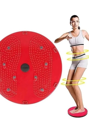 tummy-twister-magnetic-therapybody-weight-reducer-acupressure-pyramids-ab-exerciser-pack-of-1-red