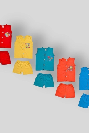 sathiyas-multicolor-cotton-t-shirt-shorts-for-baby-boy-pack-of-5-none