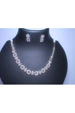 stunning-cubic-zirconia-tennis-necklace-and-stud-earrings-set-in-white-gold