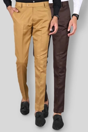 mancrew-brown-polycotton-slim-fit-mens-formal-pants-pack-of-2-none