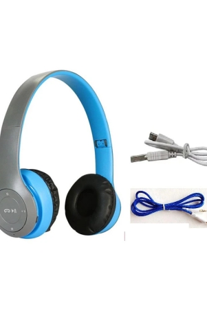 ugpro-ugp-47-dual-mode-35-mm-bluetooth-headphone-over-ear-6-hours-playback-adjustable-length-ipx4splash-sweat-proof-blue