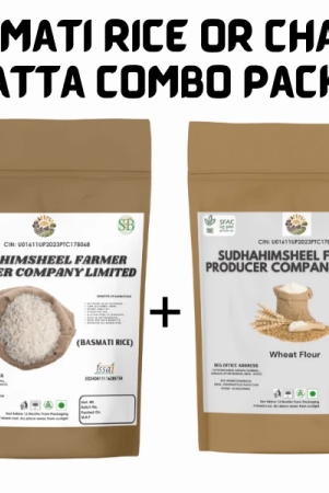 Basmati Rice and Whole Wheat Flour Combo Pack