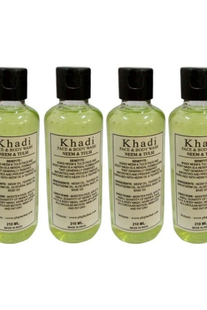 khadi-herbal-neem-tulsi-face-body-wash-210-ml-pack-of-4