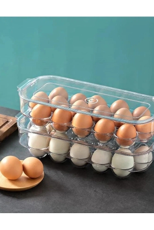 sharuja-eggsafe-elite-16-acrylic-transparent-egg-container-set-of-1-transparent