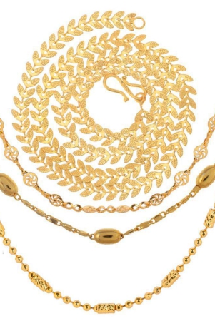 aanyacentric-gold-plated-brass-chain-pack-of-4-none