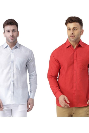 kloset-by-riag-100-cotton-regular-fit-solids-full-sleeves-mens-casual-shirt-red-pack-of-2-none