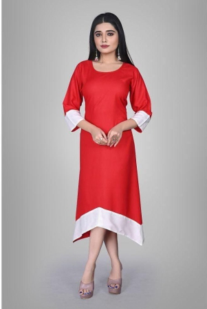 kapadia-red-rayon-womens-asymmetrical-kurti-pack-of-1-none