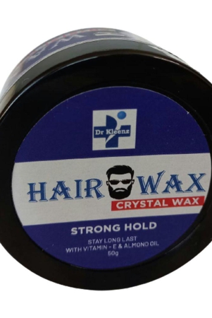 Dr Kleenz Crystal Hair Wax | Strong Hold | Vitamin Enriched | Hair Styling Wax (50gm)