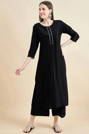 austin-wood-polyester-solid-straight-womens-kurti-black-pack-of-1-none