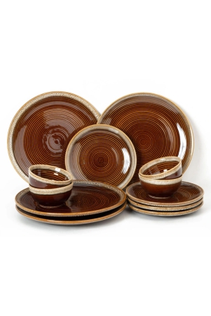 handcrafted-stoneware-reactive-glaze-ceramic-dinner-set-12-pieces-serving-for-4-microwave-and-dishwasher-safe-bone-ash-free-crockery-set-for-dining-and-gifting-peanut-brown