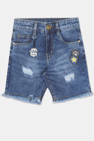 boys-blue-mid-rise-denim-shorts-none