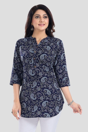 meher-impex-crepe-printed-a-line-womens-kurti-blue-pack-of-1-none