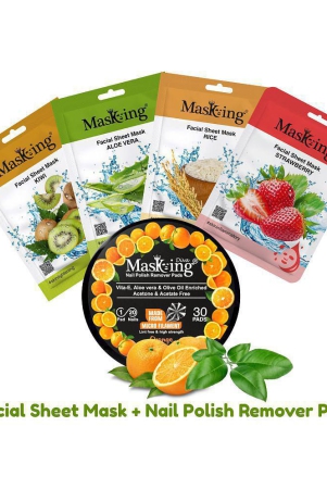 Masking - Natural Glow Facial Kit For All Skin Type ( Pack of 5 )