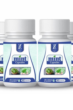 xovak-pharmtech-organic-mint-capsule-200-gm-pack-of-4