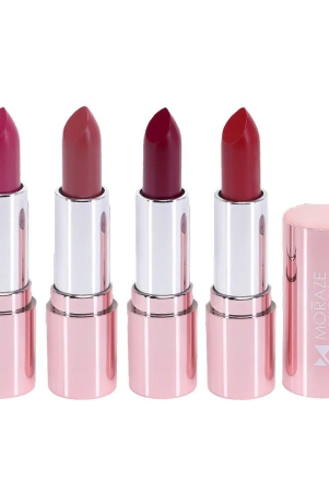 moraze-creamy-matte-stick-lipstick-for-women-waterproof-long-lasting-i-mean-businesslast-chancepriorities-rightsaas-overload-pack-of-4