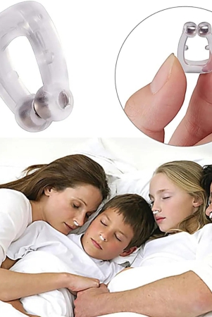 0349 Anti Snore device for men and woman Silicone Magnetic Nose Clip For heavy Snoring sleeper, Snore Stopper, Anti Snoring Device (1 Pc)