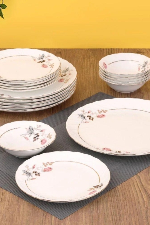 clay-craft-ceramic-karina-floral-dinner-set-white-set-of-18-pcs