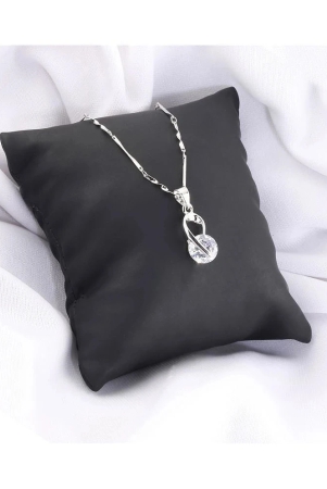 silver-plated-chain-with-unique-solitaire-diamond-pendant-for-women-silver