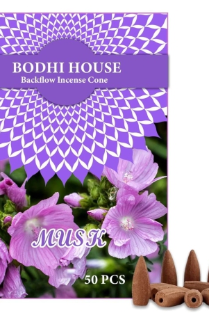 bodhi-house-backflow-natural-incense-dhoop-cones-essential-oil-fragrant-matrix-incense-cones-for-backflow-burner-smoke-fountain-charcoal-free-backflow-dhoop-50-pcs-firdous-fragrance