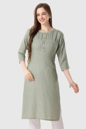 meher-impex-cotton-striped-straight-womens-kurti-olive-pack-of-1-none