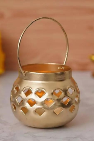 Webelkart Premium Handcrafted Wall Hanging Decorative Tealight Candle Holder, Lantern, Lamp for Home Decor