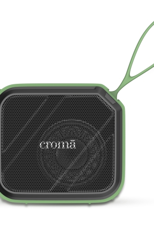 croma-8w-portable-bluetooth-speaker-lightweight-and-ergonomic-design-51-channel-green