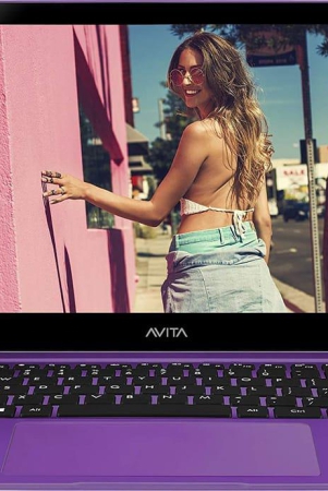 AVITA PURA E14 NS14A6ING541- BPA 14 inches Laptop AMD Radeon R4 (APU Dual Core A6 / 8GB /256 GB SSD / Windows 10 Home) 1.34 kg Bubble Purple