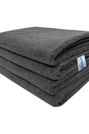 softspun-microfiber-cloth-40x60-cms-4-piece-towel-set-340-gsm-grey-multi-purpose-super-soft-absorbent-cleaning-towels-for-home-kitchen-car-cleans-polishes-everything-in-your-home