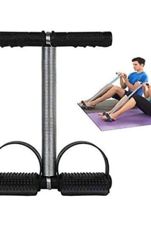 hsp-enterprises-tummy-trimmer-with-spring-burn-off-calories-tone-your-muscles-ab-exercise-men-women-black