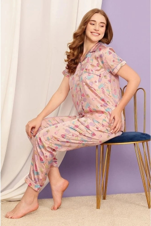 clovia-peach-satin-womens-nightwear-nightsuit-sets-pack-of-2-none