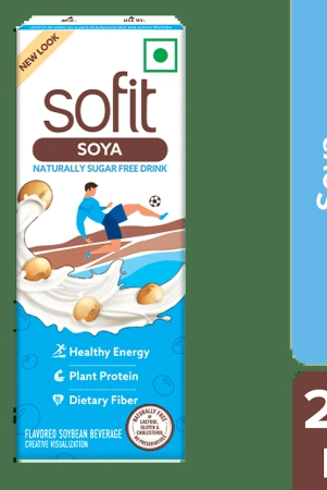 Sofit Natural Soy Drink (Tetra Pak), 200 Ml