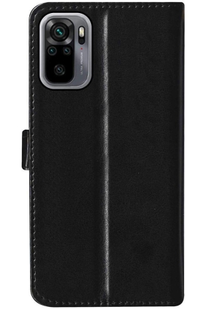 nbox-black-artificial-leather-flip-cover-compatible-for-xiaomi-redmi-note-10-pack-of-1-black