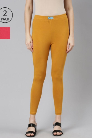 jcss-mustard-lycra-womens-leggings-pack-of-2-none