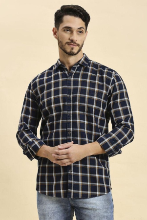 hj-hasasi-100-cotton-slim-fit-checks-full-sleeves-mens-casual-shirt-navy-pack-of-1-none