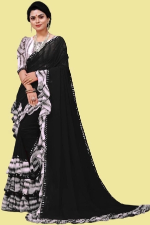 apnisha-georgette-embellished-saree-with-blouse-piece-black-pack-of-1-black