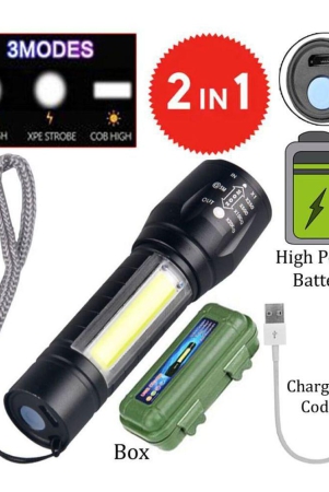 premier-lights-led-100-meter-full-metal-body-rechargeable-torch-light-flashlight-torch-pack-of-1