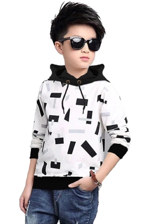 force-kids-cotton-hooded-tshirt-whiteblackgrey-11-12-years-none