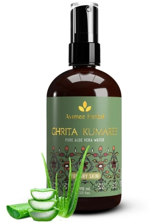 avimee-herbal-ghrita-kumaaree-pure-aloe-vera-water-liquit-hydrosol-for-dry-skin-110-ml