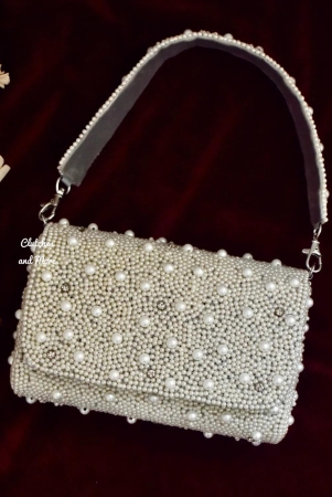 white-pearl-and-diamond-flap-bag