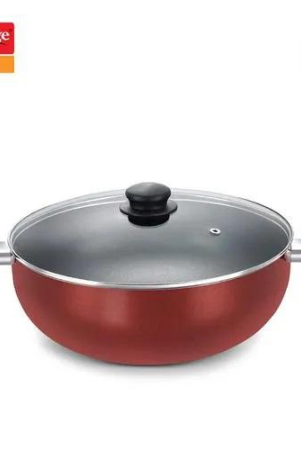 prestige-omega-deluxe-aluminium-non-stick-round-base-deep-kadai-with-glass-lid-24-cm-red