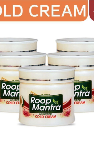 roop-mantra-cold-cream-100gm-pack-of-5-non-sticky-cold-cream-moisturizing-cream-with-natural-ingredients-kesar-malai-body-cream