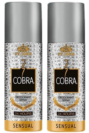 st-john-cobra-sensual-150ml2-long-lasting-deodorant-spray-for-men-150-ml-pack-of-2-