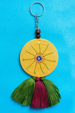 yellow-mandala-key-ringbag-charm