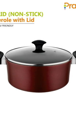 Astrid Nonstick Casserole With Glass Lid-26CM / 5.0L