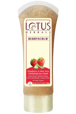 lotus-herbals-berryscrub-strawberry-aloe-vera-exfoliating-face-wash-deep-cleaning-blackhead-removal-for-all-skin-types-80g